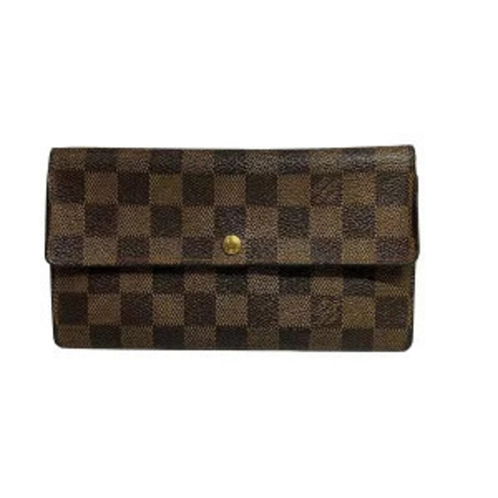 Louis Vuitton Damier Pochette Portemonnaie Credit Long Wallet Bi fold